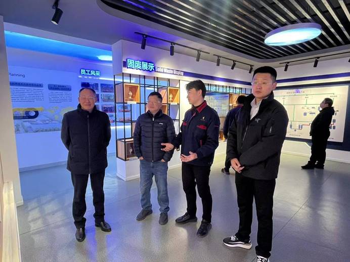 紫金环保科技有限公司到建材公司考察交流